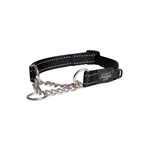 Rogz Utility Cntrl Collar Chain(L) - Black